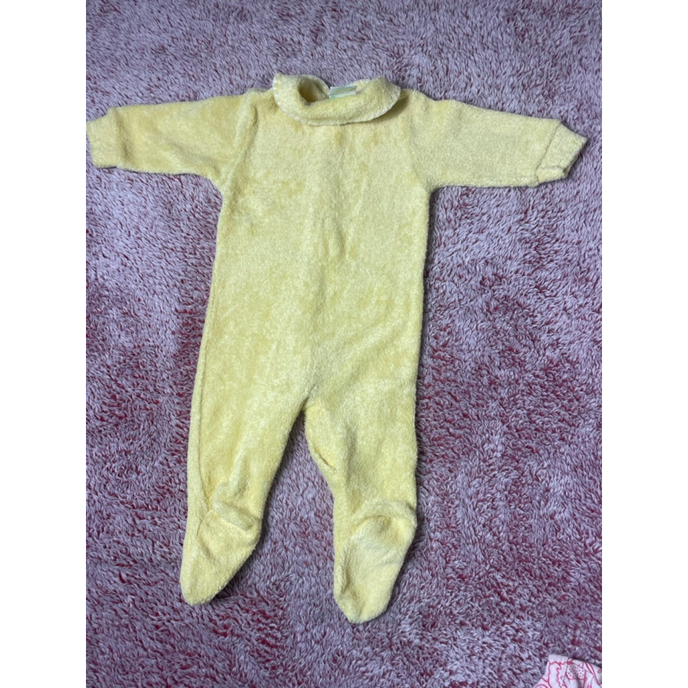 Baby vintage JCPenney toddletime newborn button up sleeper with Bear - Picture 7 of 7